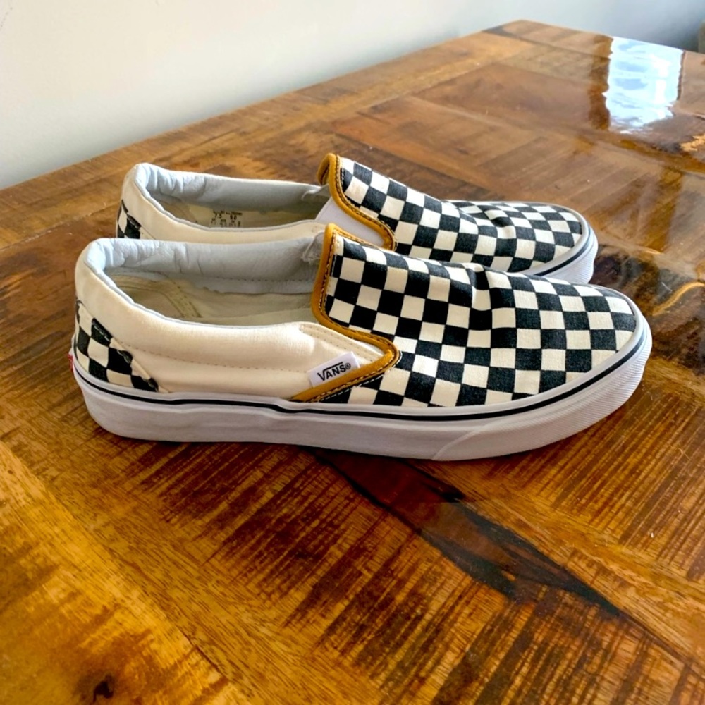 Vans Checkered Slip Ons